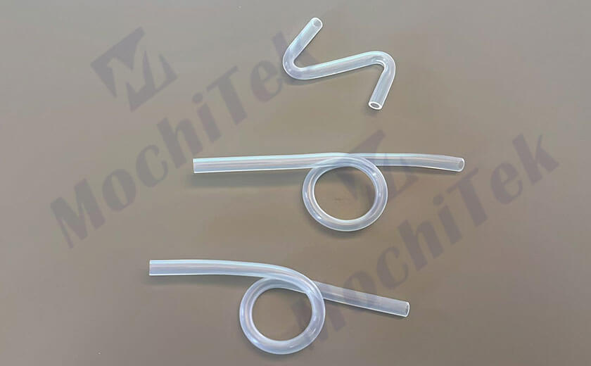 Custom PFA Shaped Bend Tube | Transparent Flame Retardant Heat & Chemical Resistant Formed Tubing